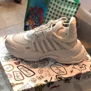 JeffreyCampbell WiFi Sneakers Size 9 wh combo BNIB